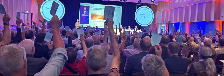 Abstimmung in der Vertreterversammlung - VR Bank Main-Kinzig-Büdingen Abstimmung in der Vertreterversammlung - VR Bank Main-Kinzig-Büdingen